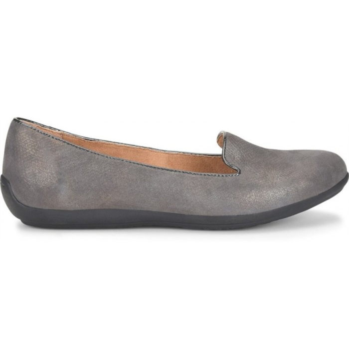 Comfortiva Women’s Marybeth Casual Flats Charcoal – CT0007508