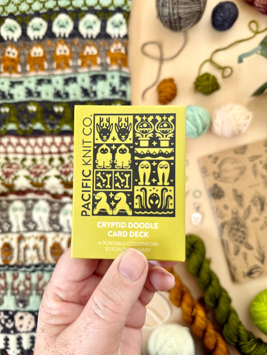 Cryptid Doodle Card Deck Expansion - Colorwork Knitting Charts