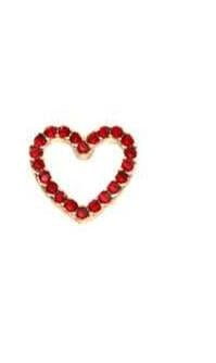 Crystal Heart Stud Earrings What's Hot Jewelry Earring Red