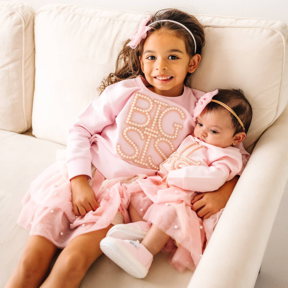 Big Sis Pearl Patch Sweatshirt