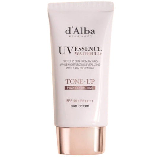 d'Alba Waterful Sun Cream [SPF50+/PA++++] [ Tone-Up / Pink ]