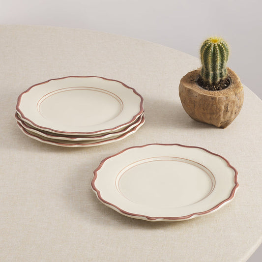 Darlene Stoneware Dinner Plates by Maison Madison Home — Set of 4