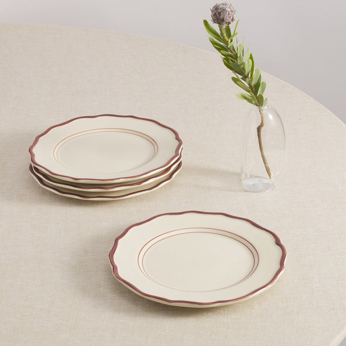 Darlene Stoneware Side Plates by Maison Madison Home — Set of 4