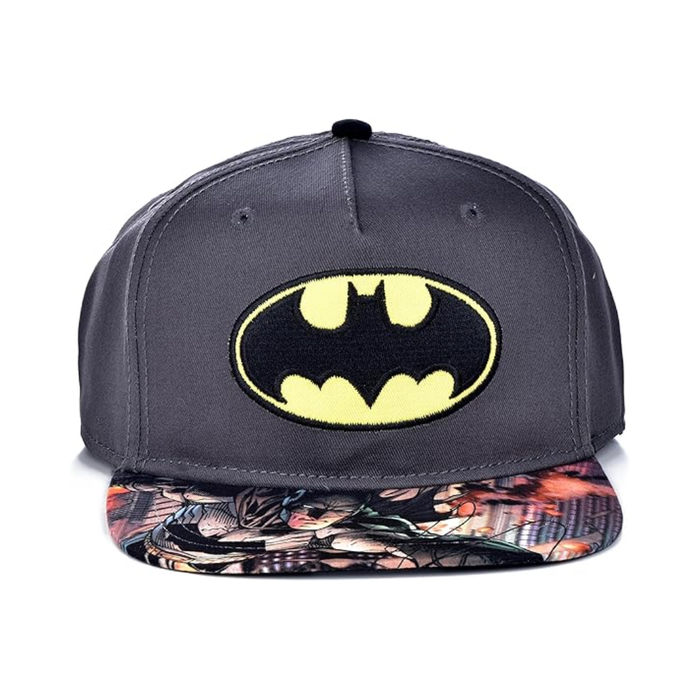 DC Comics Joker “Hahaha” Youth Snapback Hat – Gray