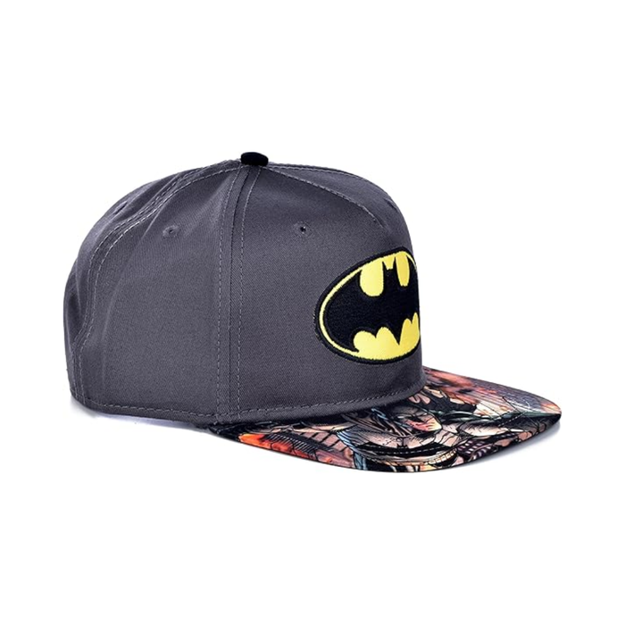 DC Comics Joker “Hahaha” Youth Snapback Hat – Gray