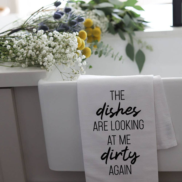DISHES LOOKING DIRTY - TEA TOWEL Wildwood Landing