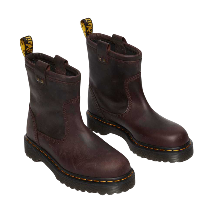 Dr. Martens Men's Anistone Lo Leather Biker Boots – LA004