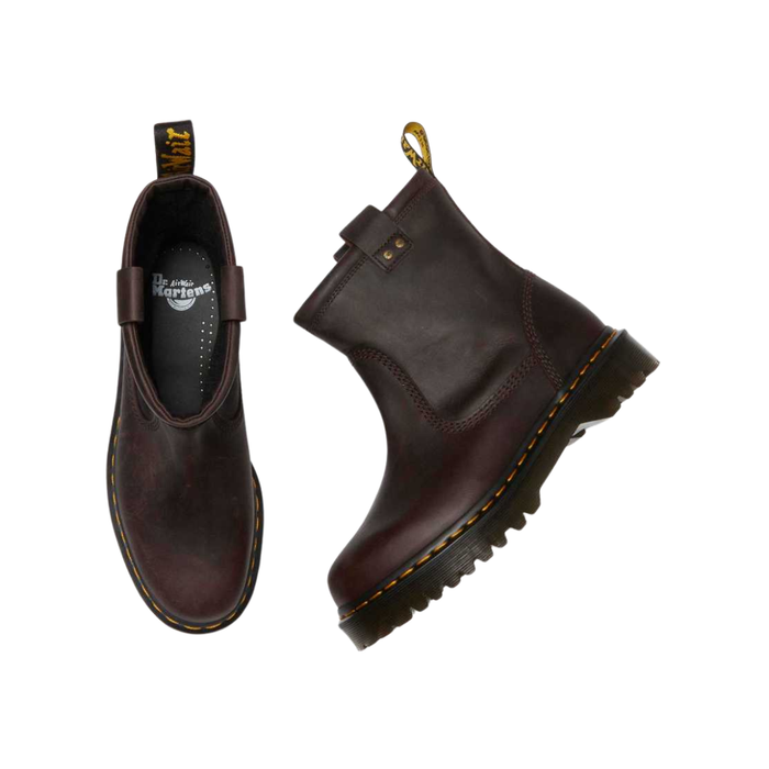 Dr. Martens Men's Anistone Lo Leather Biker Boots – LA004
