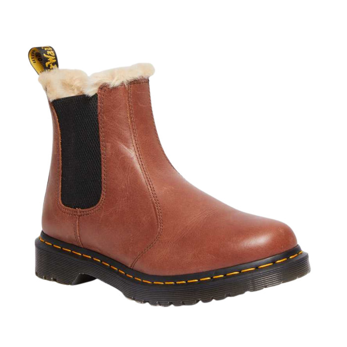 Dr. Martens Women’s 2976 Leonore Faux Fur-Lined Chelsea Boots – 2976