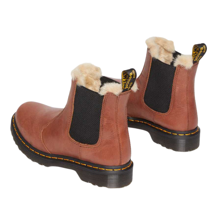 Dr. Martens Women’s 2976 Leonore Faux Fur-Lined Chelsea Boots – 2976