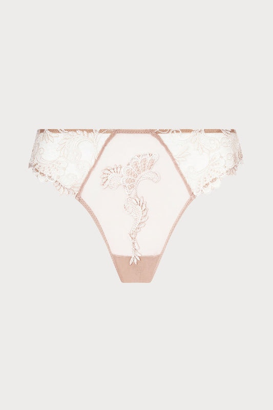Dressing Floral Italian Brief - Ambre Nacre