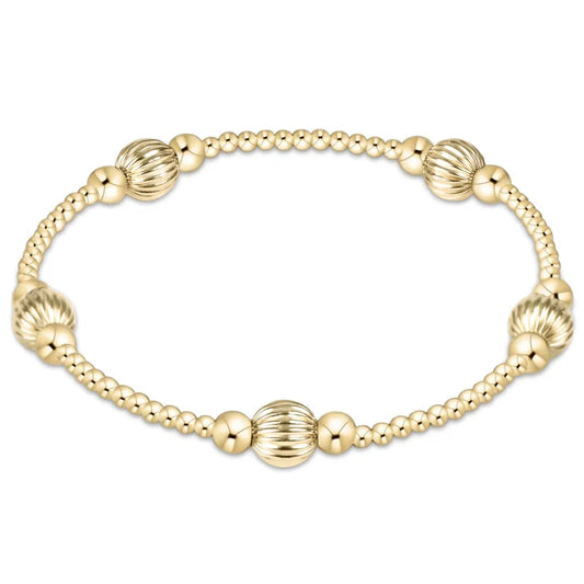 E NEWTON PURPOSE DIGNITY 6MM GOLD BRACELET