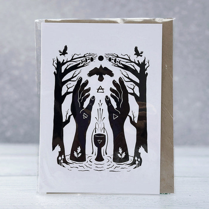 Elemental Magic Art Card By Home Row Handcraft