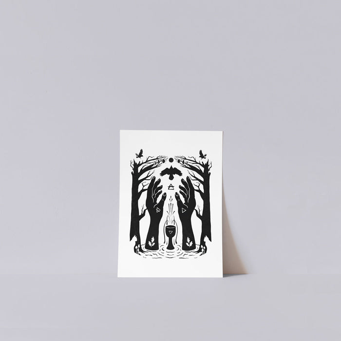 Elemental Magic Art Print by Home Row Handcraft