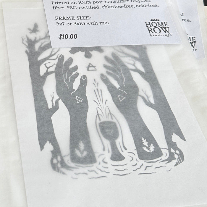 Elemental Magic Art Print by Home Row Handcraft