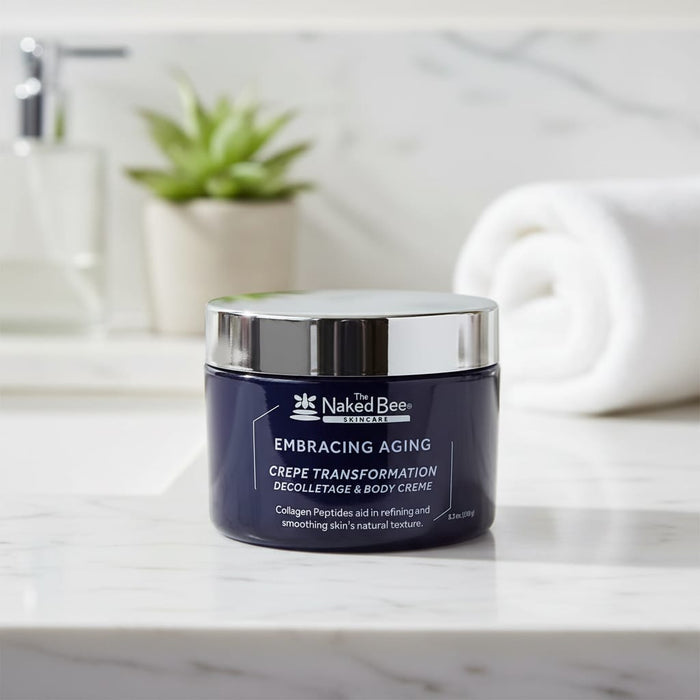 Embracing Aging Crepe Transformation Decolletage & Body Creme 5.3Oz The Naked Bee Skin Care