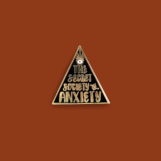 Enamel Pin: The Secret Society of Anxiety