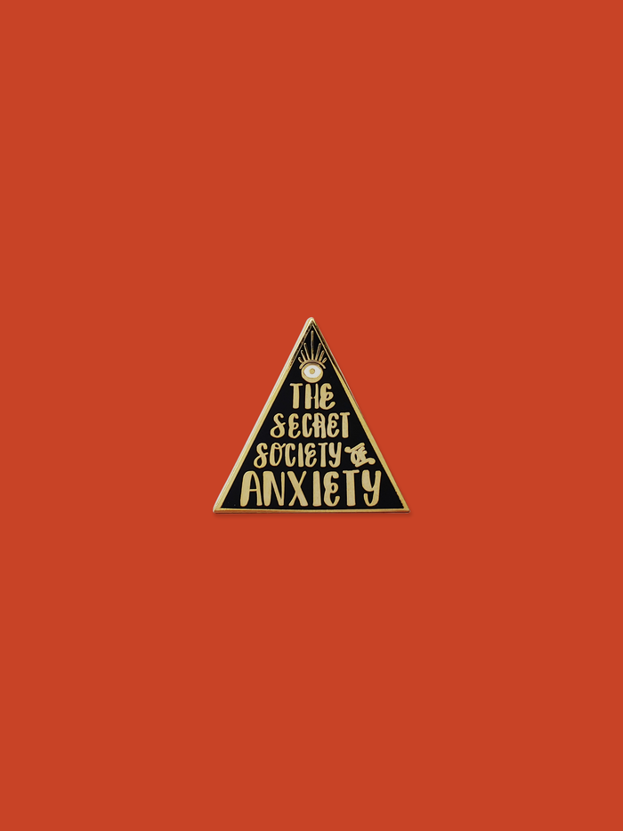 Enamel Pin: The Secret Society of Anxiety