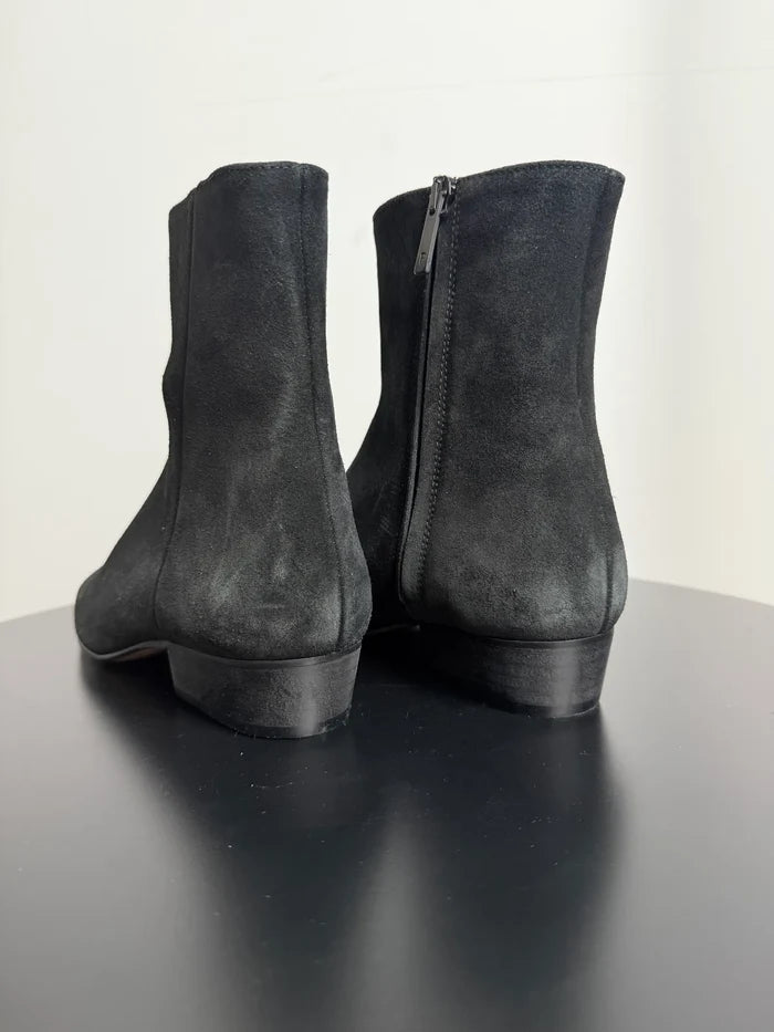 Flattered Rami Black Suede-boots NWOT