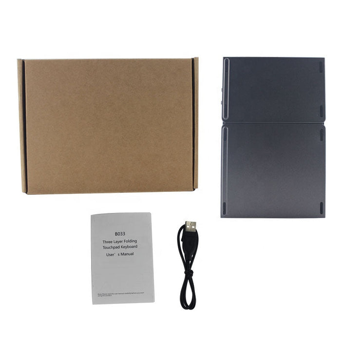 Foldable Bluetooth Keyboard with Touchpad-TopOnlineBargains.Com