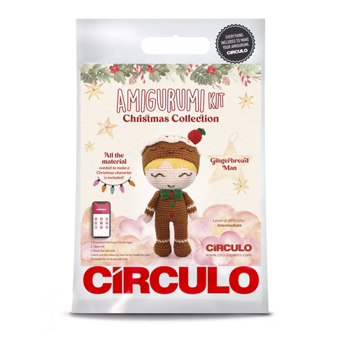 Gingerbread Man Amigurumi Kit - Christmas Collection