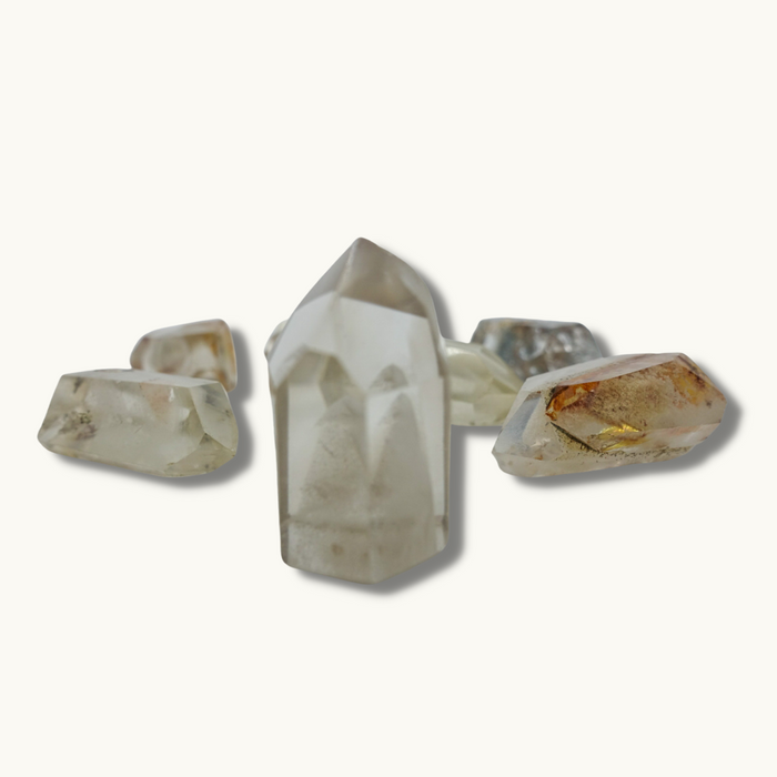 Included Phantom Quartz Points - Connect with past energies.