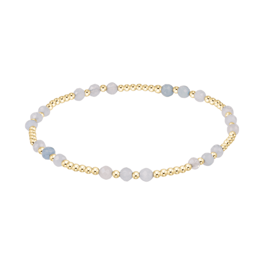 Joy Gem 3mm Bracelet - Aquamarine e.newton Designs BRACELET
