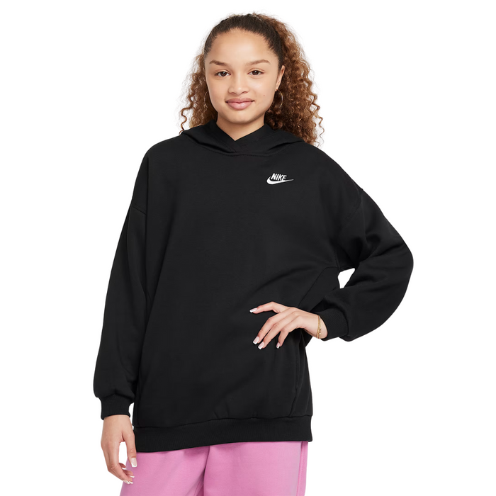 Nike Kids’ Sportswear Club Fleece Oversized Pullover Hoodie – FZ5579-010