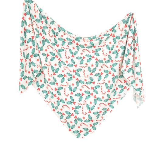 Knit Swaddle Blanket - Holly