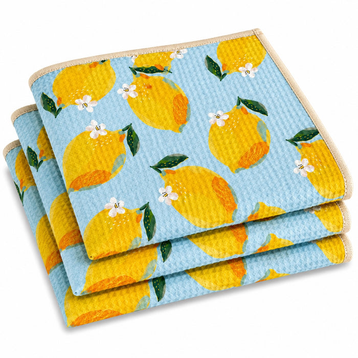 LEMON BERRY MICROFIBER - DISH CLOTH