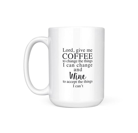 LORD GIVE ME COFFEE - MUG