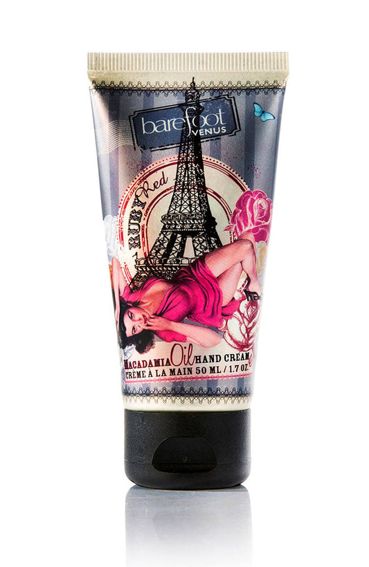 Macadamia Oil Hand Cream - Ruby Red