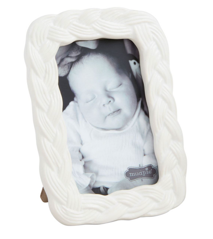 MINI BRAIDED STONEWARE FRAME - 3 STYLES