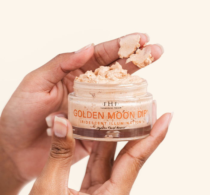 Mini Golden Moon Dip® Iridescent Facial Mousse .5 oz FarmHouse Fresh