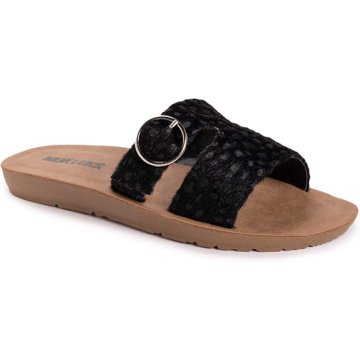 Muk Luks About You Women’s Slide Sandal – Black 1200111-001