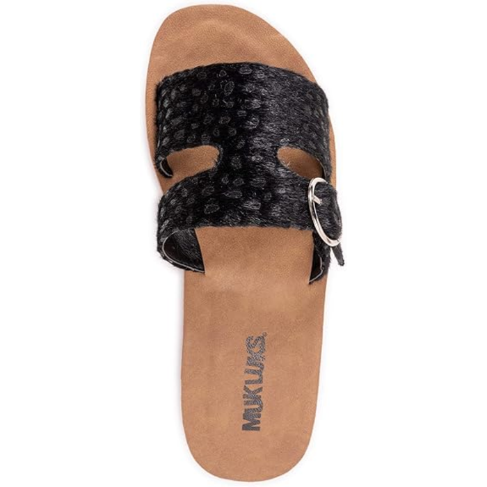 Muk Luks About You Women’s Slide Sandal – Black 1200111-001