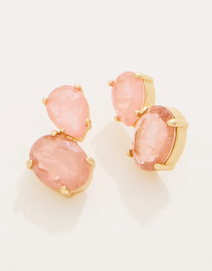 NAIAD DEWDROP STUD EARRINGS - 3 COLORS
