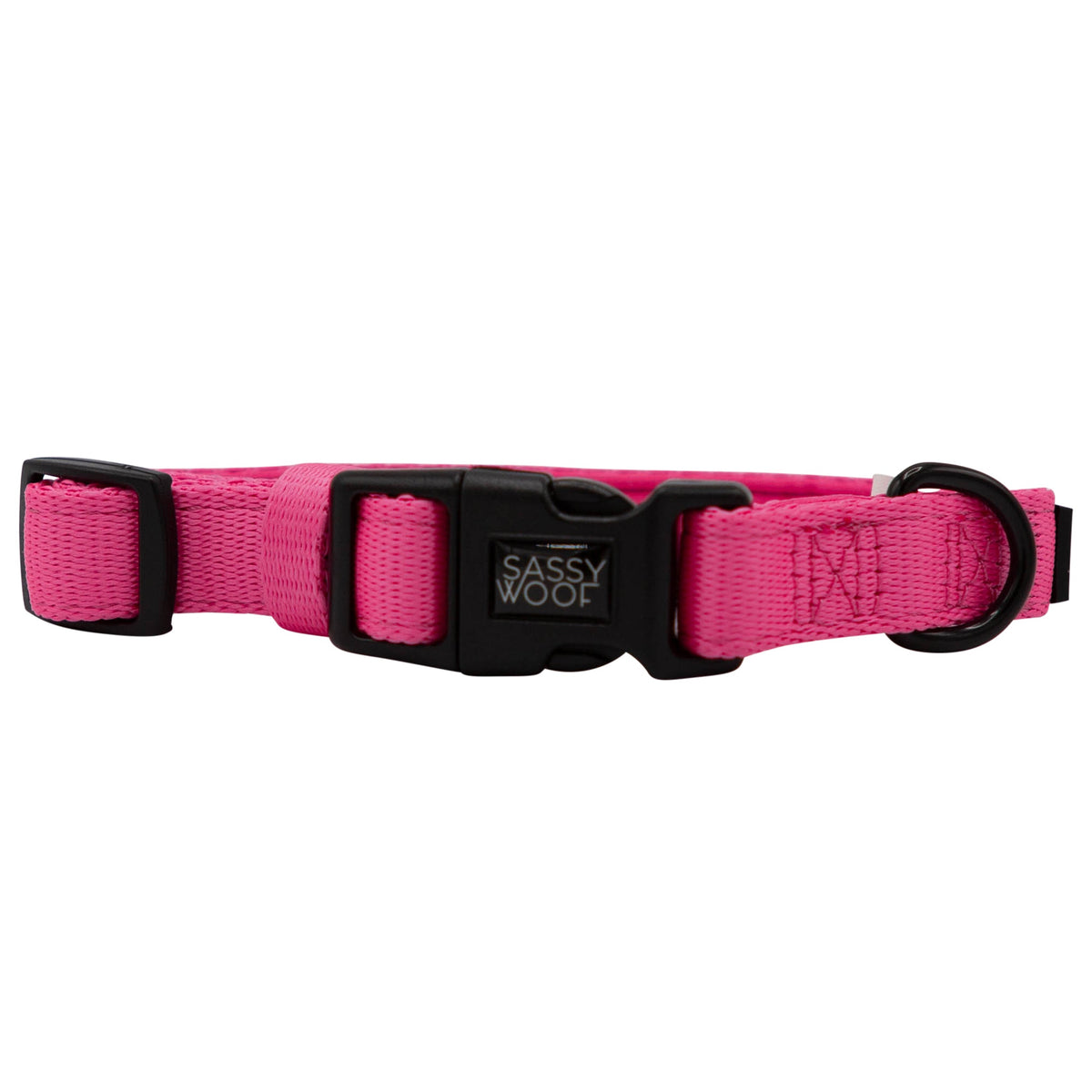 Dog Collar Three Piece Bundle - Neon Pink