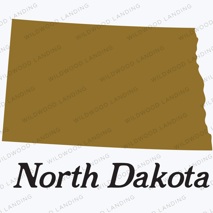 NORTH DAKOTA SILHOUETTE