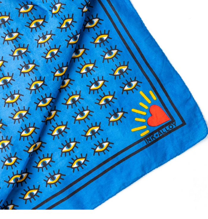 OLIVIA PRINT SCARF 36X36 - ASSORTED STYLES