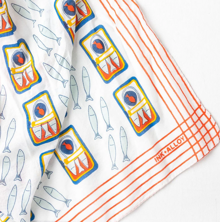 OLIVIA PRINT SCARF 36X36 - ASSORTED STYLES