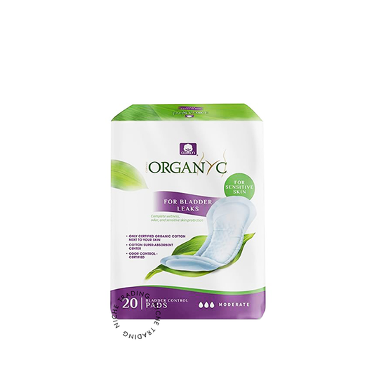Organyc Light Incontinence Moderate Pads - Usa Size