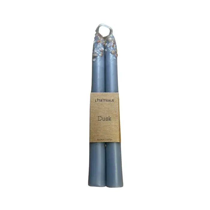 Plant Dyed Tapered Candles