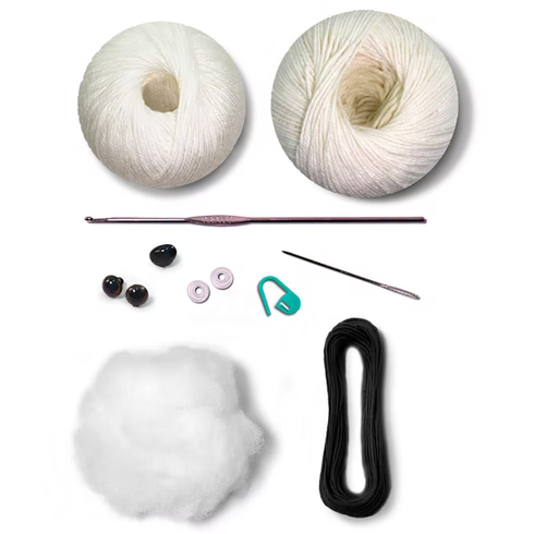 Poodle Dog Crochet Amigurumi Kit