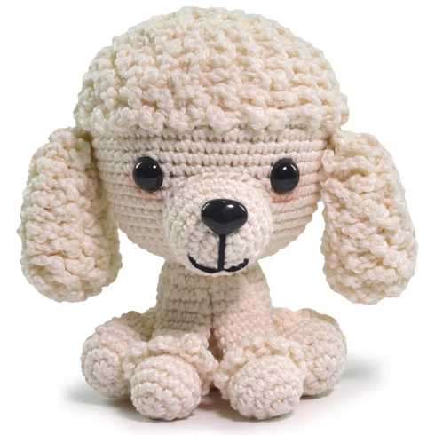 Poodle Dog Crochet Amigurumi Kit