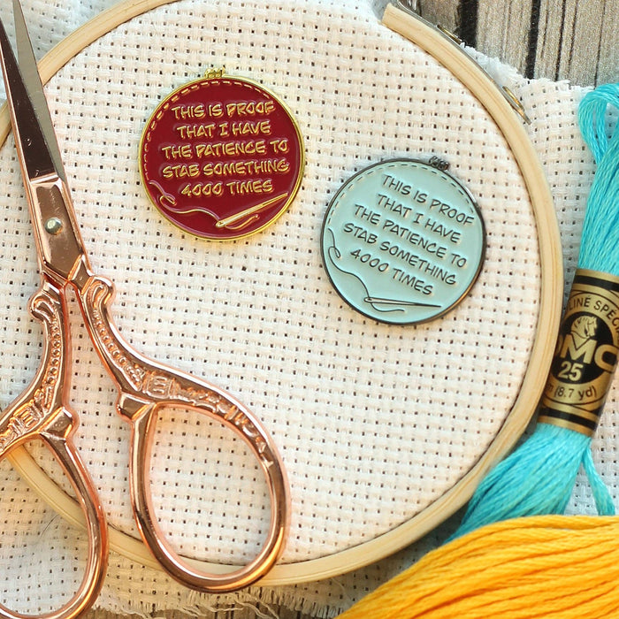 Proof I've Patience To Stab Something 4000x Needle Minder