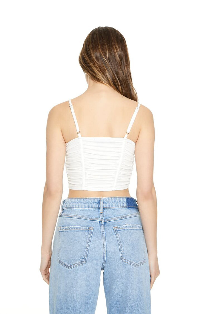 Ruched Cropped Cami