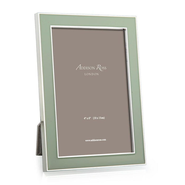 Sage & Silver Enamel Picture Frame Picture Frames Addison Ross