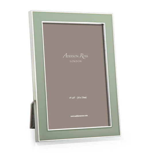 Sage & Silver Enamel Picture Frame Picture Frames Addison Ross