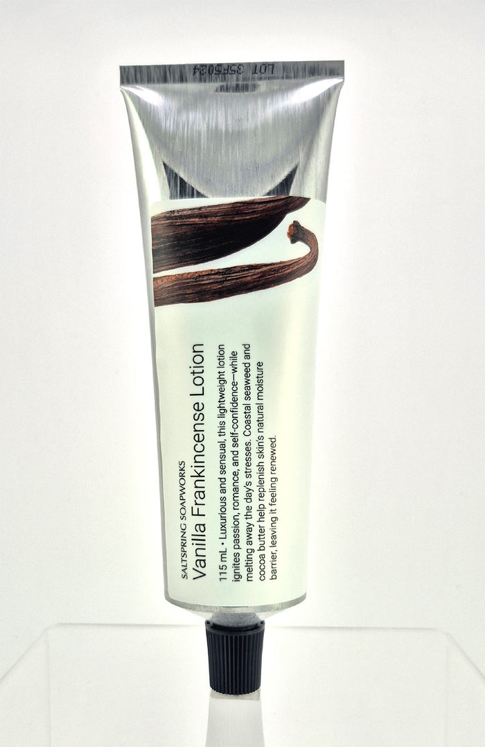 Saltspring Soapworks - Vanilla Frankincense Lotion